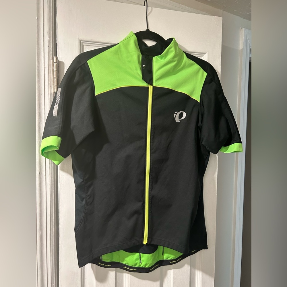 Men’s Large Pearl Izumi Reflective Cycling Bike Jersey